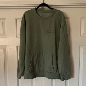 Taylor Swift Green Crewneck Sweater